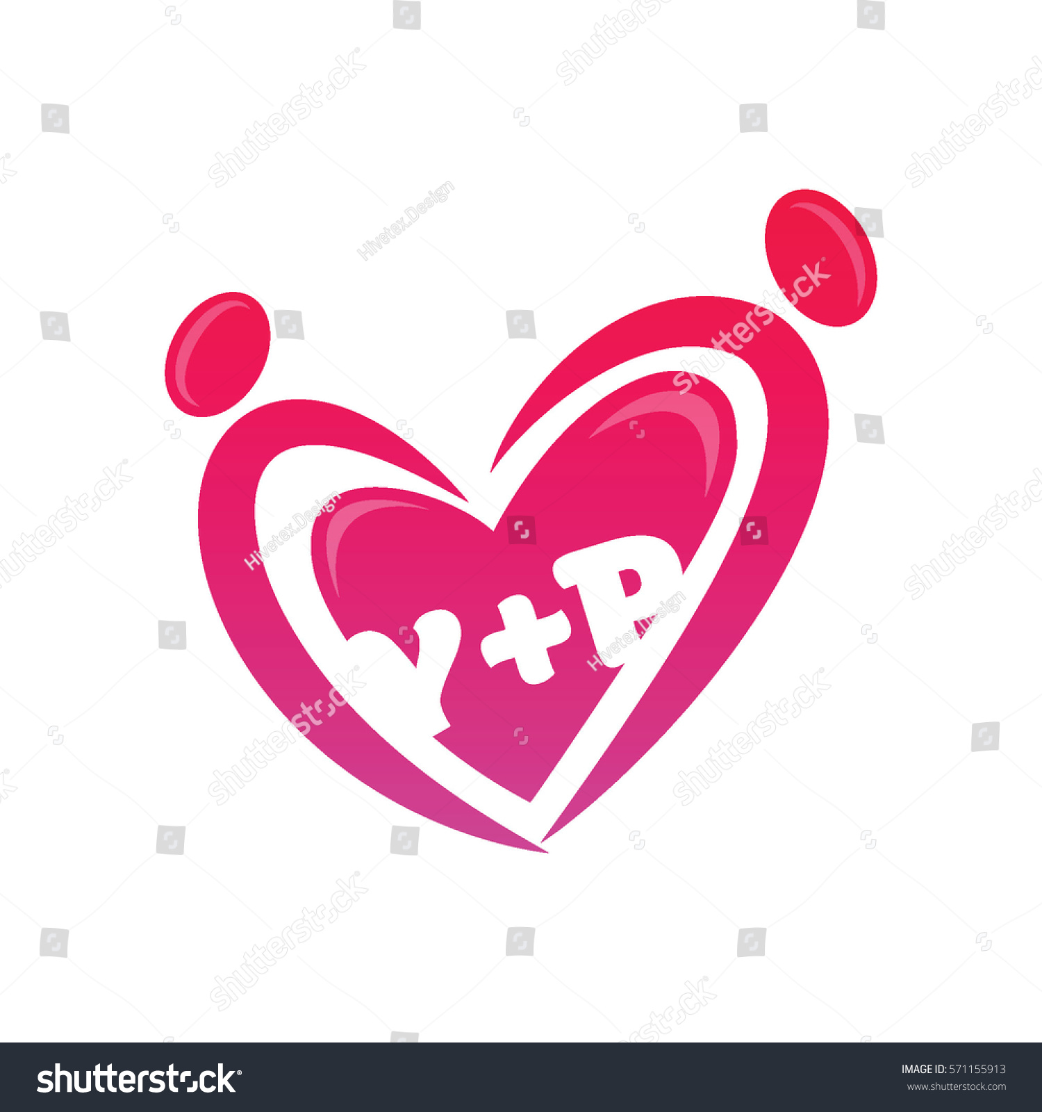 Yp Logo Stock Vector Royalty Free