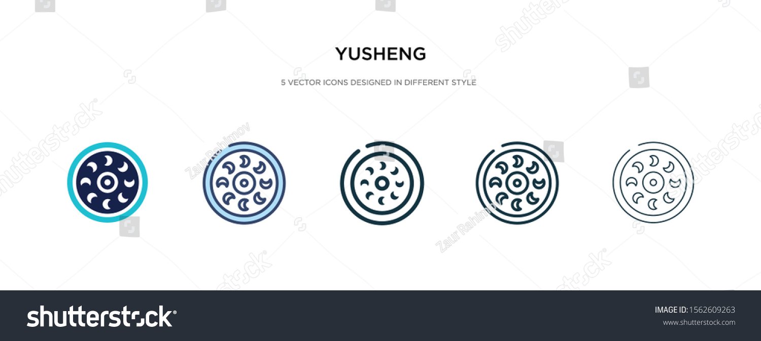 SVG of yusheng icon in different style vector illustration. two colored and black yusheng vector icons designed in filled, outline, line and stroke style can be used for web, mobile, ui svg