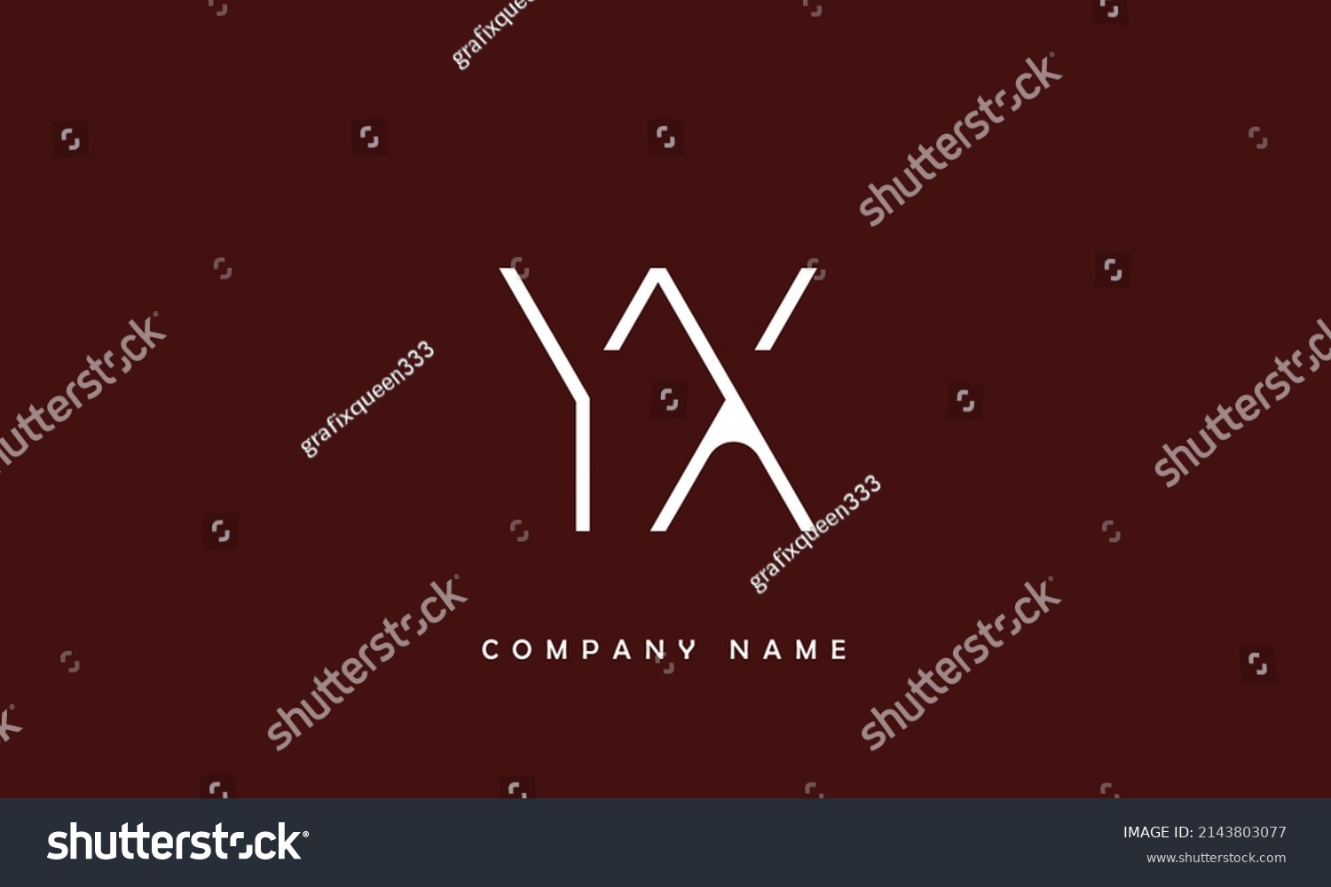 Yx Xy Alphabets Letters Logo Monogram Stock Vector Royalty Free 2143803077 Shutterstock