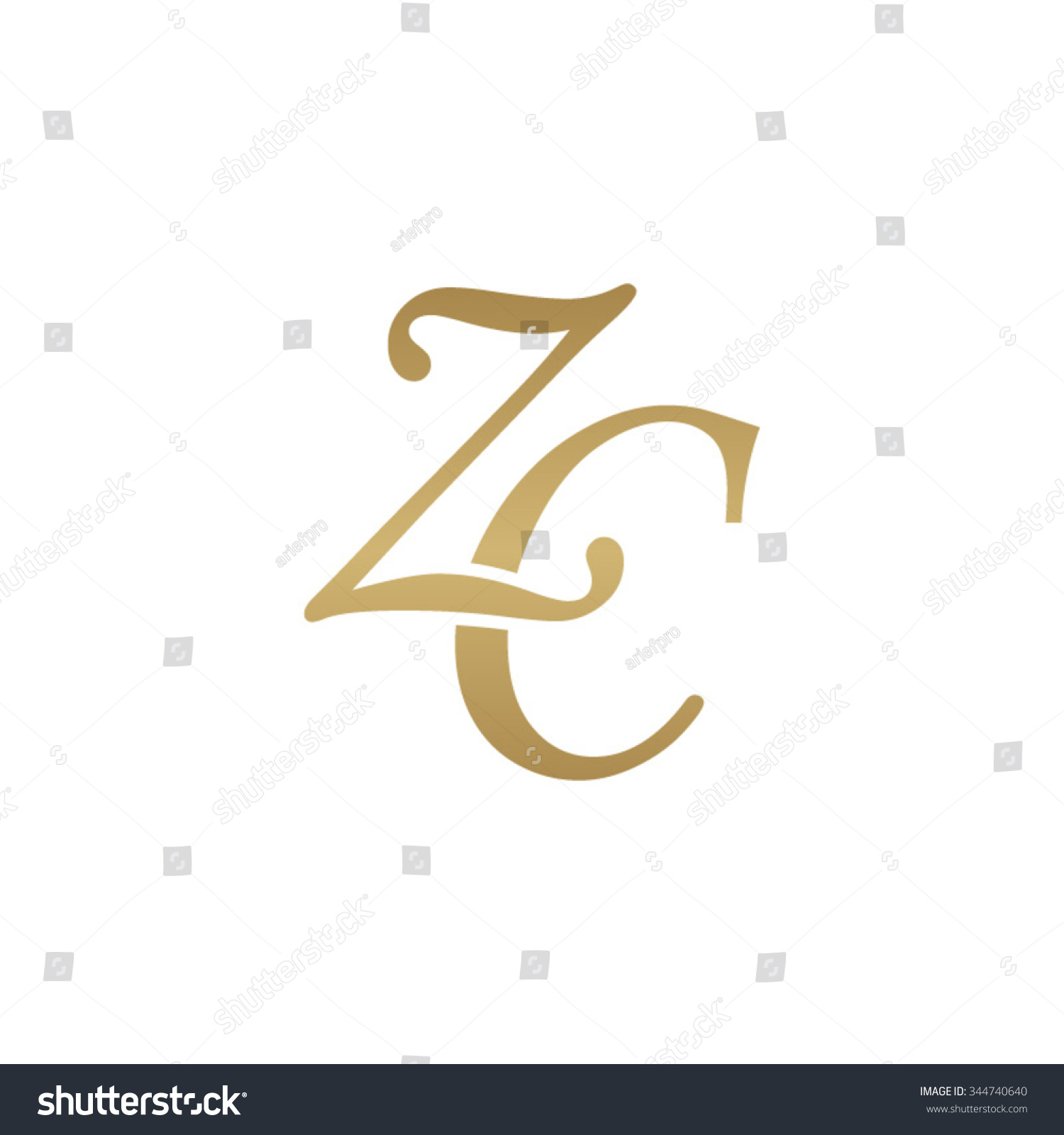 Zc Initial Monogram Logo Stock Vector Royalty Free Zc Initial Monogram Logo Stock Vector Royalty Free