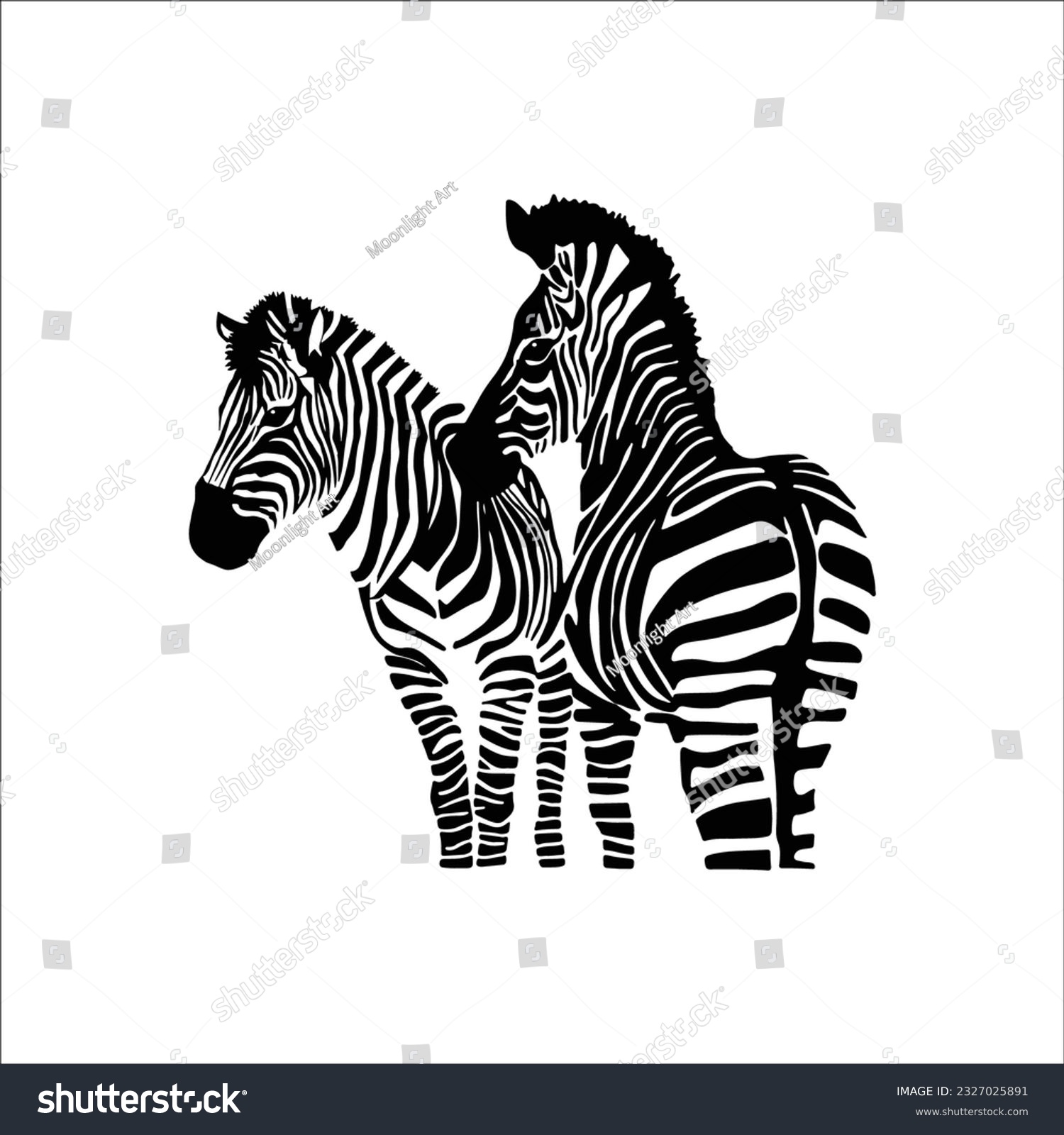 SVG of Zebra Svg, Horse Svg, Farm Animals SVG, Farm Life, Zebra Silhouette, Zebra Clipart, Zebra Lover, Cut File Cricut, Silhouette svg