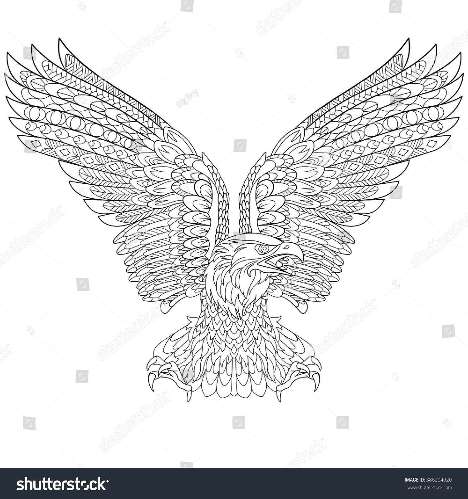 1,067 Adult coloring pages eagle Images, Stock Photos & Vectors