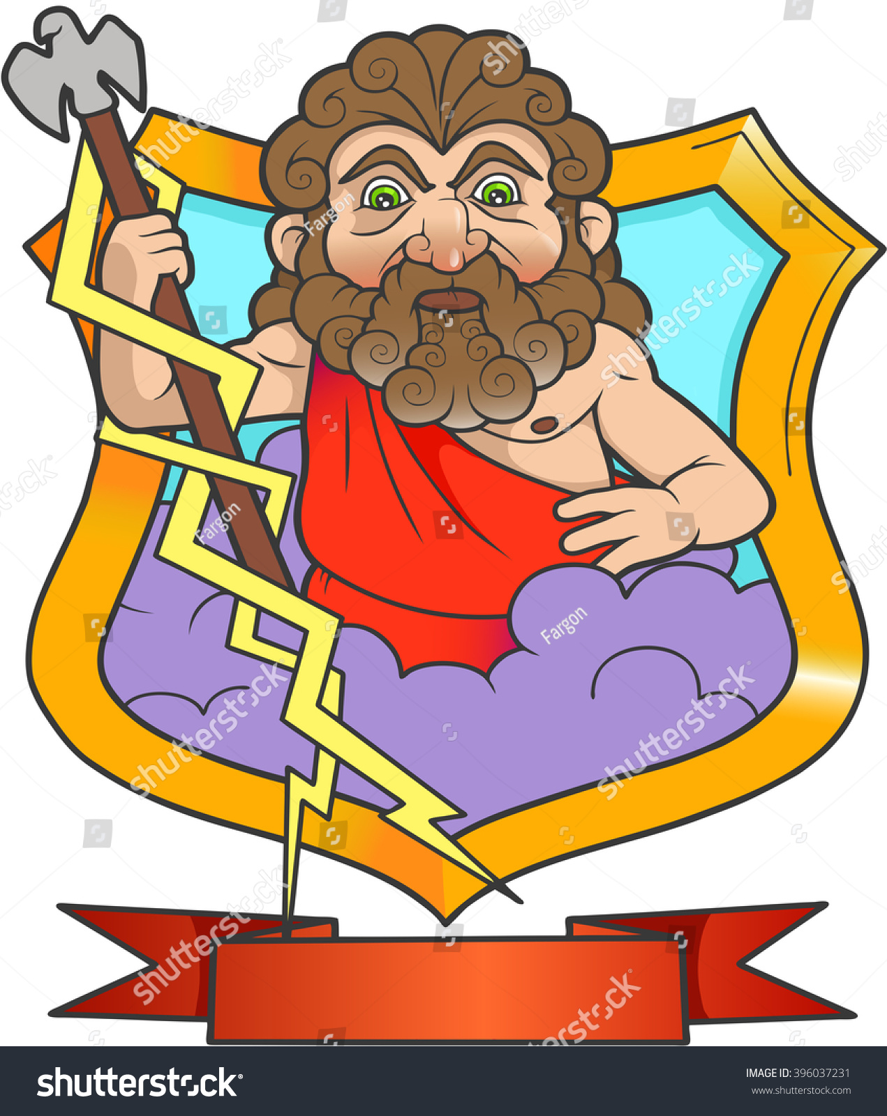 Zeus Stock Vector Royalty Free Shutterstock