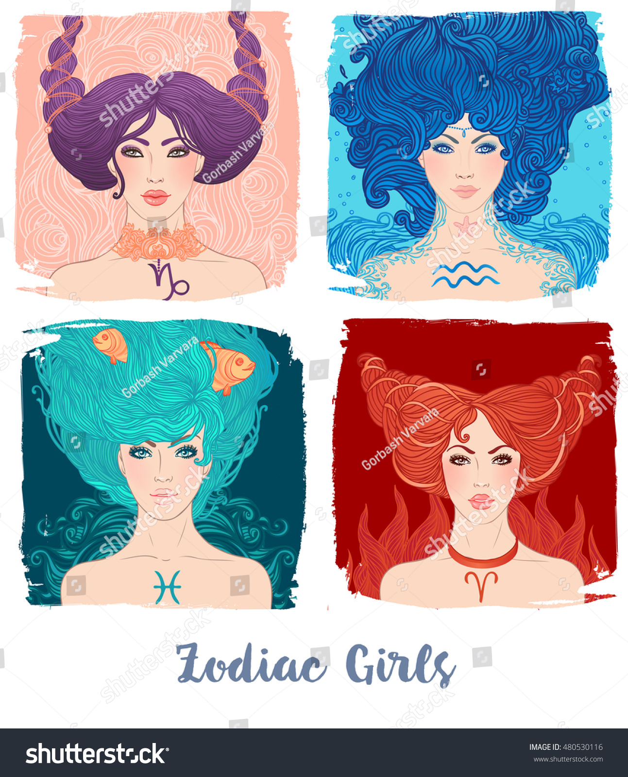 fashion illustration zodiac zodiac set vector illustration astrological stock vector 480530116 fashion illustration zodiac zodiac set vector illustration astrological stock vector 480530116