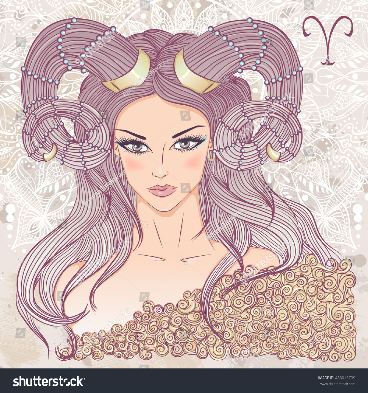 5,287 Aries girl Images, Stock Photos & Vectors | Shutterstock