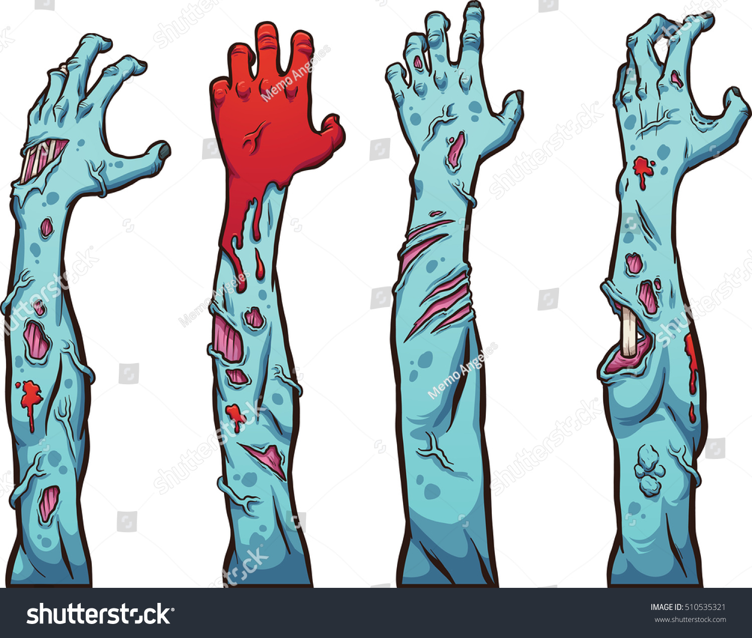zombie arm clipart - photo #38