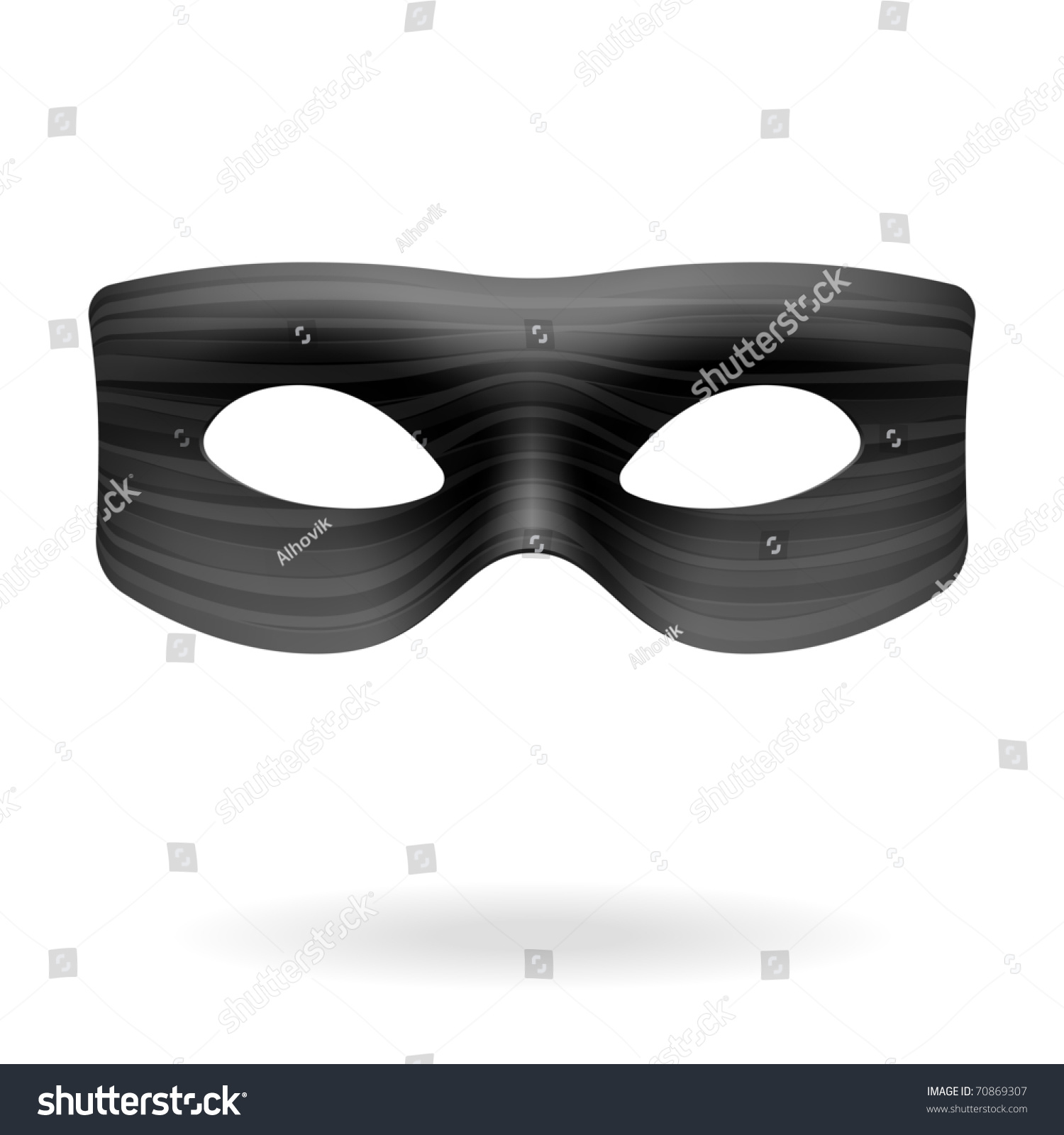 Zorro Mask Vector Stock Vector 70869307 - Shutterstock