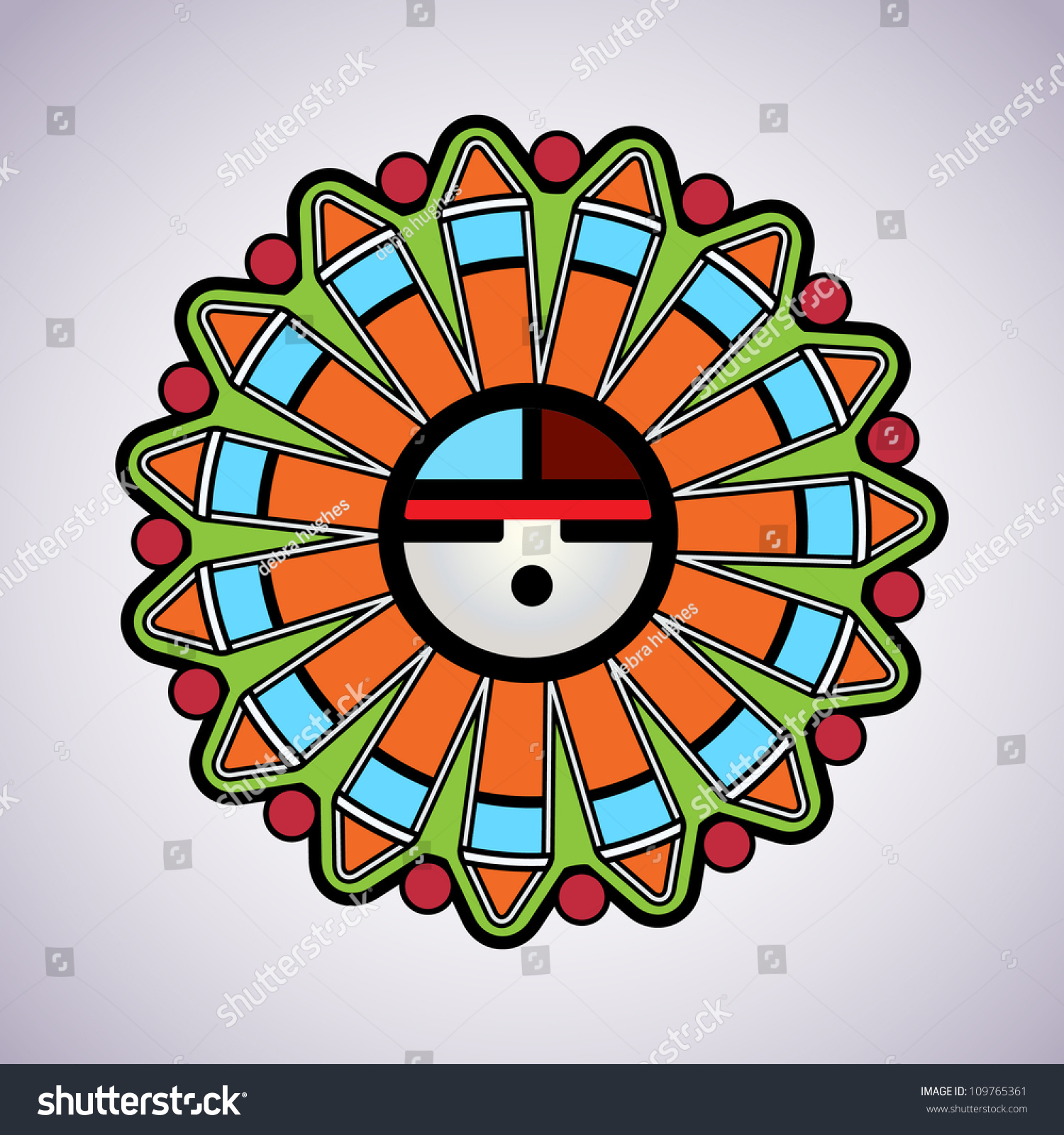 symbol sun meaning zuni Stock  Shutterstock Vector  Zuni Sun Sunface 109765361